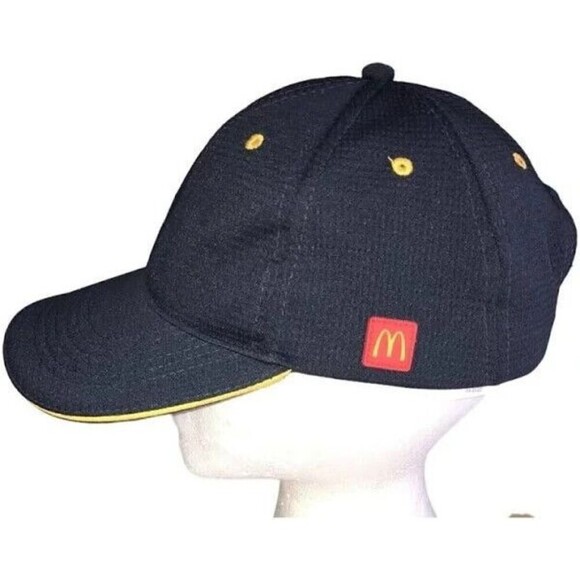 McDonald's Baseball Cap Hat Snapback Navy Official Uniform Adjustable - Picture 1 of 5